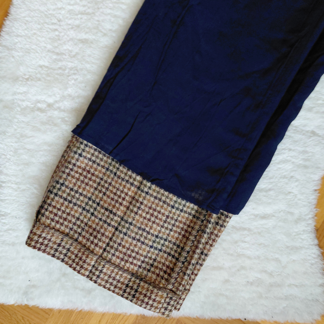 martin crop houndstooth lining